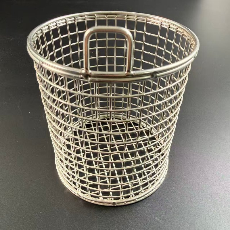 304不锈钢手提式网篮 3