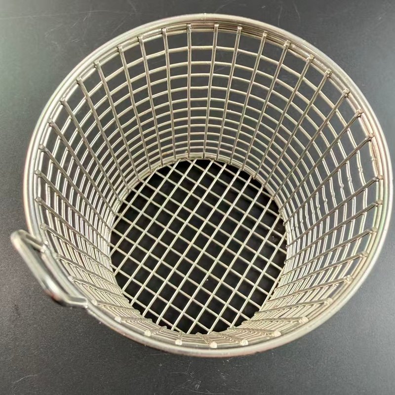 304不锈钢手提式网篮 4