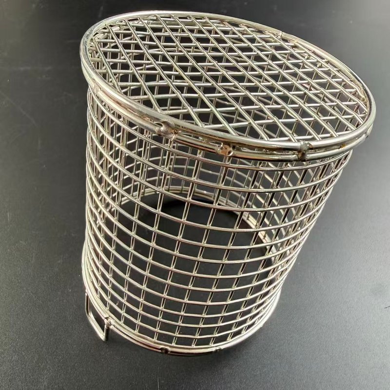 304不锈钢手提式网篮 5